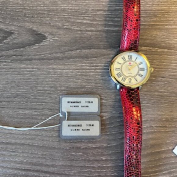 NWT MICHELE Serein Mid Two-Tone Diamond Watch - Picture 7 of 10